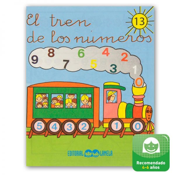 Cuadernillos didácticos Lamela El tren de los números nº 13